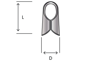 End Cap Length and Depth