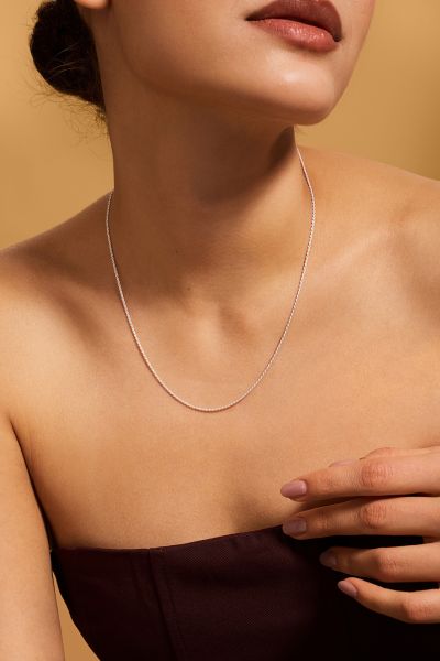 Sterling Silver 1.2mm Rope Chain