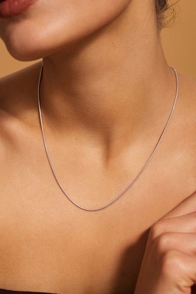 Sterling Silver 1.2mm Real Snake Chain