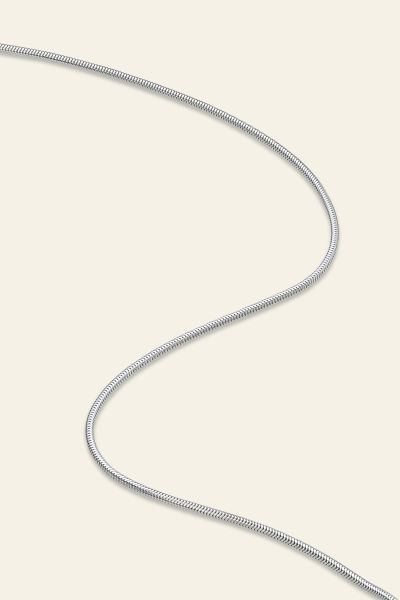 Sterling Silver 1.2mm Real Snake Chain