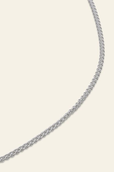 Sterling Silver 1.3mm Spiga Wheat Chain