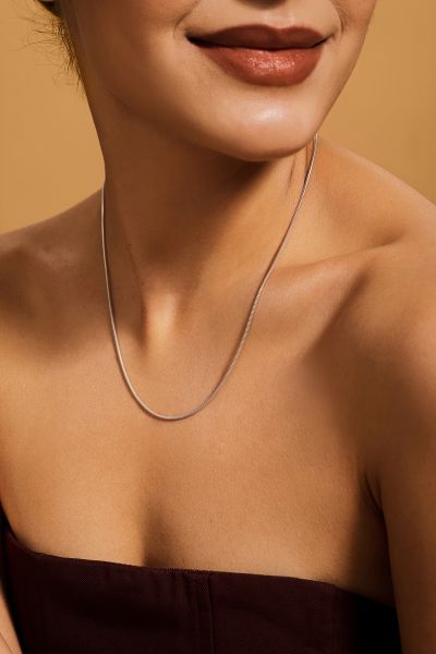 Sterling Silver 1.4mm Real Snake Chain