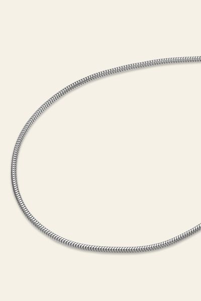 Sterling Silver 1.4mm Real Snake Chain