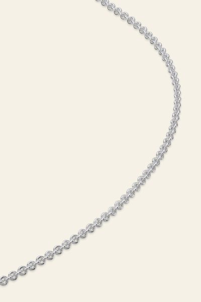 Sterling Silver 1.5mm Cable Trace Chain