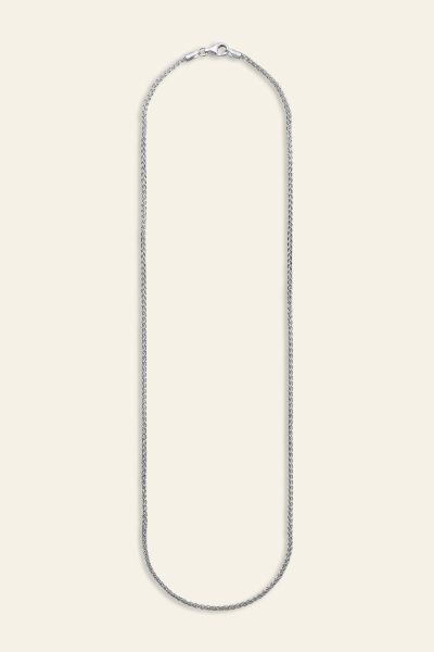 Sterling Silver 1.9mm Spiga Wheat Chain