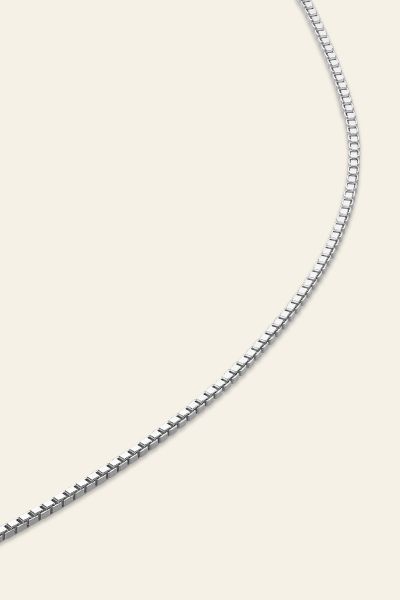 Sterling Silver 1mm Box Chain