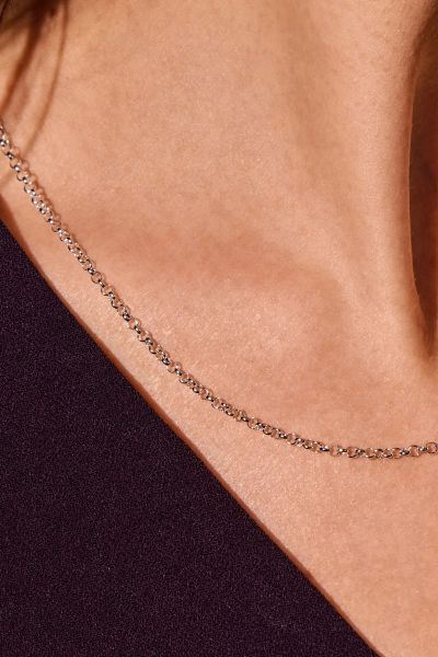 Sterling Silver 2mm Belcher Rolo Chain