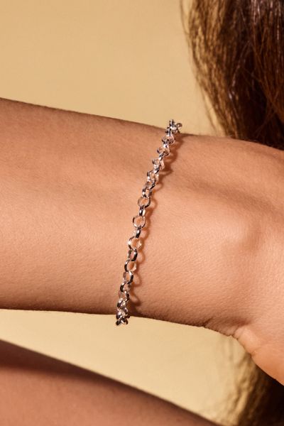 Sterling Silver 3.4mm Belcher Link Bracelet