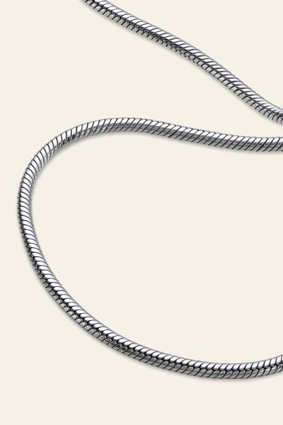 Sterling Silver 3mm Snake Chain Necklace