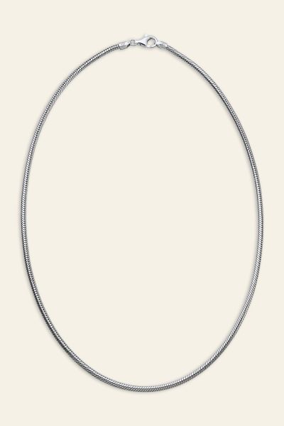 Sterling Silver 3mm Snake Chain Necklace