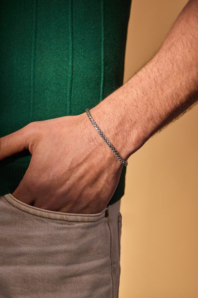 Sterling Silver 4mm Franco Bracelet