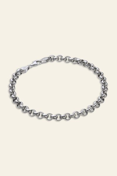 Sterling Silver 5mm Belcher Bracelet