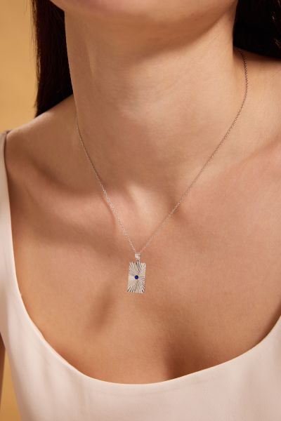 Sterling Silver Amulet Necklace