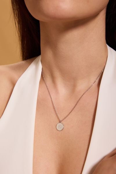 Sterling Silver Amulet Sun Necklace