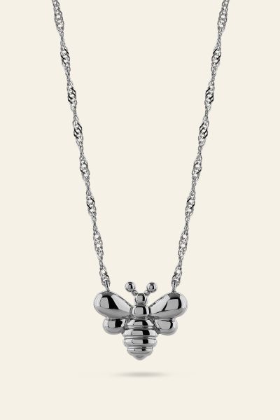 Sterling Silver Bee Necklace