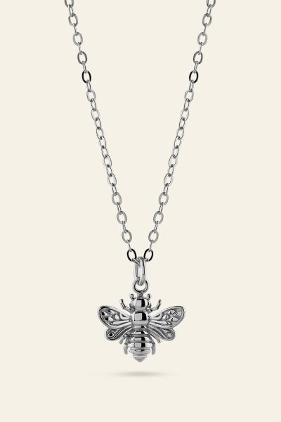 Sterling Silver Bee Necklace