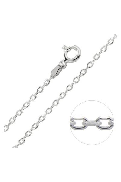 Sterling Silver 2mm Diamond Cut Cable Trace Chain