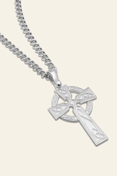 Sterling Silver Celtic Cross Necklace