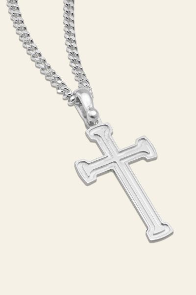 Sterling Silver Cross Necklace