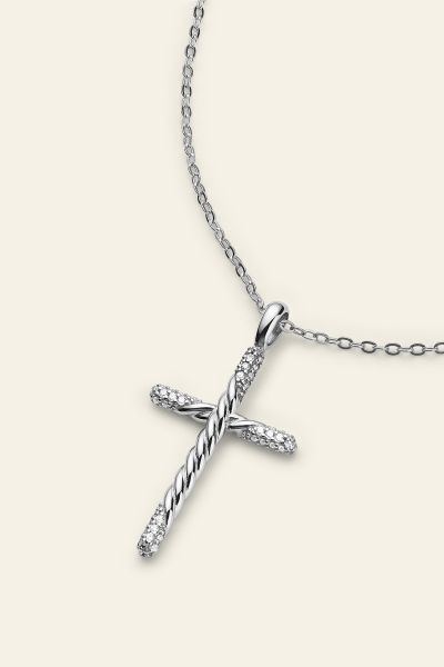 Sterling Silver Cross Necklace