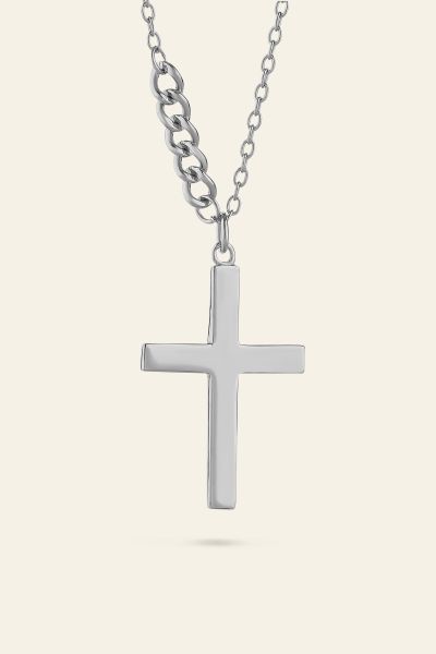 Sterling Silver Cross Necklace