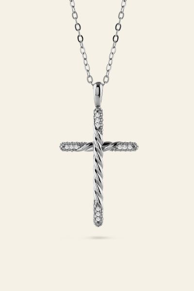 Sterling Silver Cross Necklace