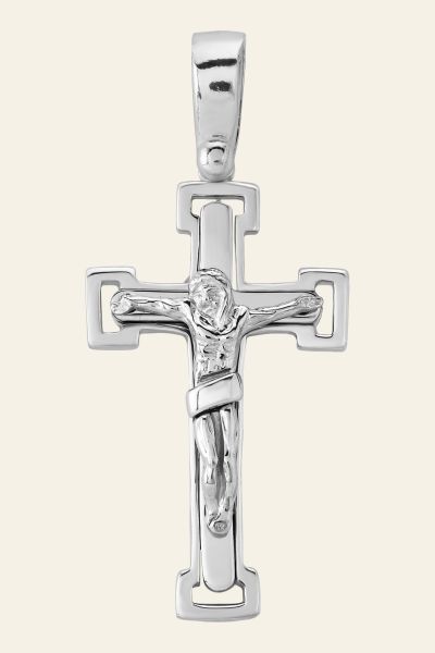 Sterling Silver Crucifix Cross Pendant