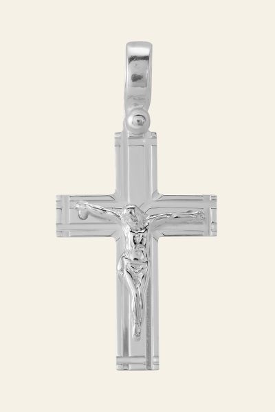 Sterling Silver Crucifix Cross Pendant