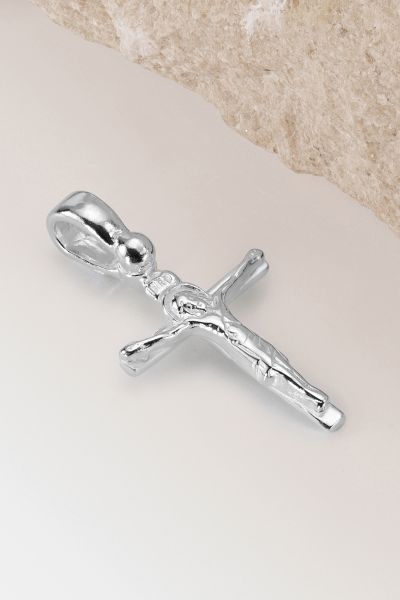 Sterling Silver Crucifix Cross Pendant