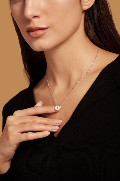Sterling Silver Enamel Heart Necklace