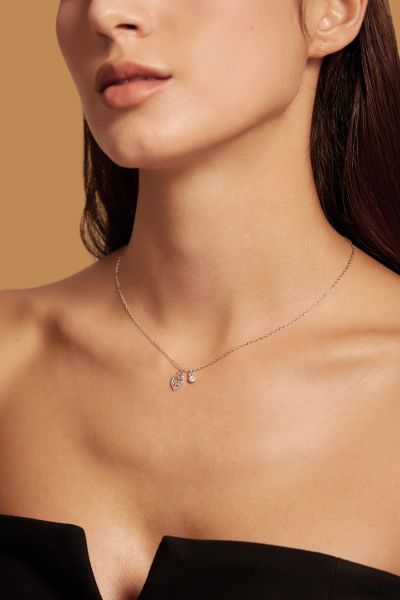 Sterling Silver Family Love Heart Necklace