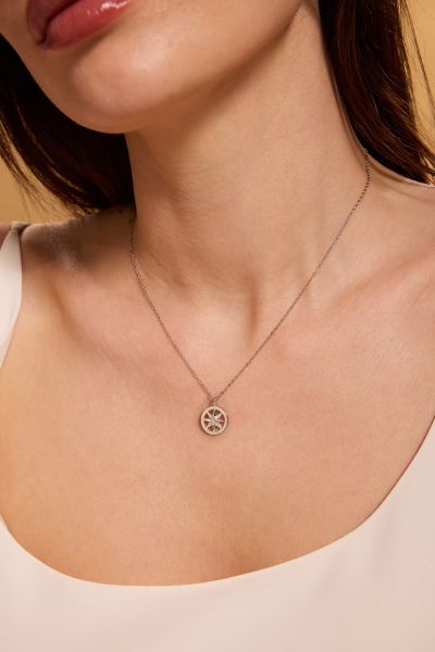 Sterling Silver Guiding Star Amulet Necklace