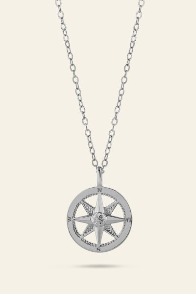 Sterling Silver Guiding Star Amulet Necklace