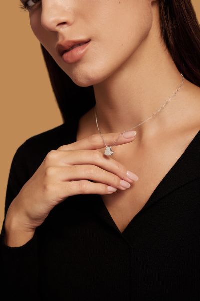 Sterling Silver Heart Necklace