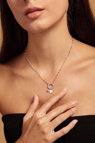 Sterling Silver Heart Necklace