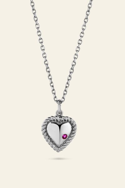 Sterling Silver Heart Necklace