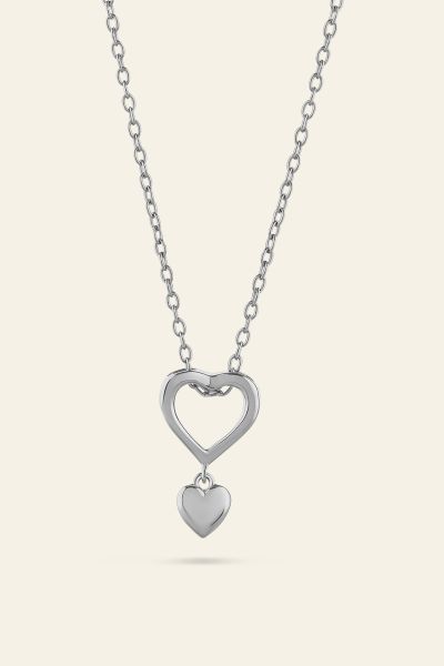 Sterling Silver Heart Necklace