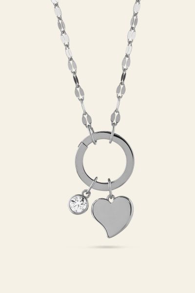 Sterling Silver Heart Necklace