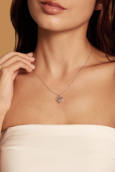 Sterling Silver Love Heart Necklace