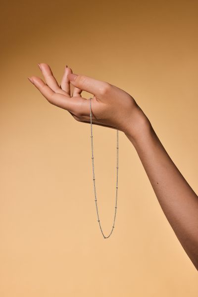 Sterling Silver Satellite Chain Necklace