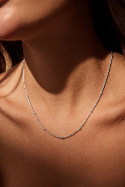 Sterling Silver Satellite Chain Necklace