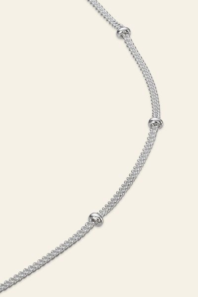 Sterling Silver Satellite Chain Necklace