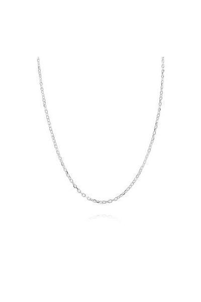 Sterling Silver 2mm Diamond Cut Cable Trace Chain
