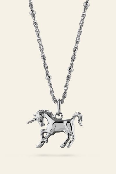 Sterling Silver Unicorn Necklace
