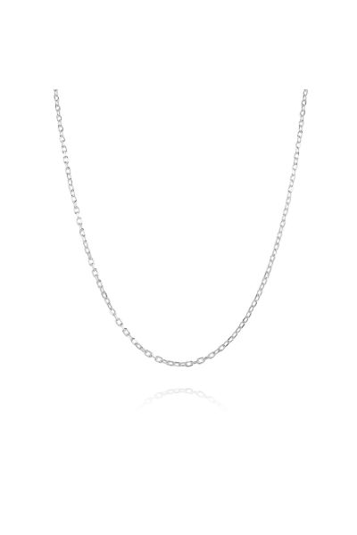 Sterling Silver 1.5mm Diamond Cut Cable Trace Chain Necklace