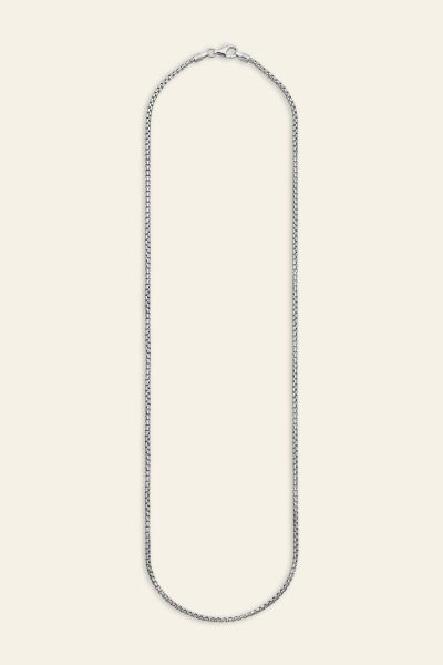  9ct Yellow Gold Plated 2mm Rounded Box Chain Necklace