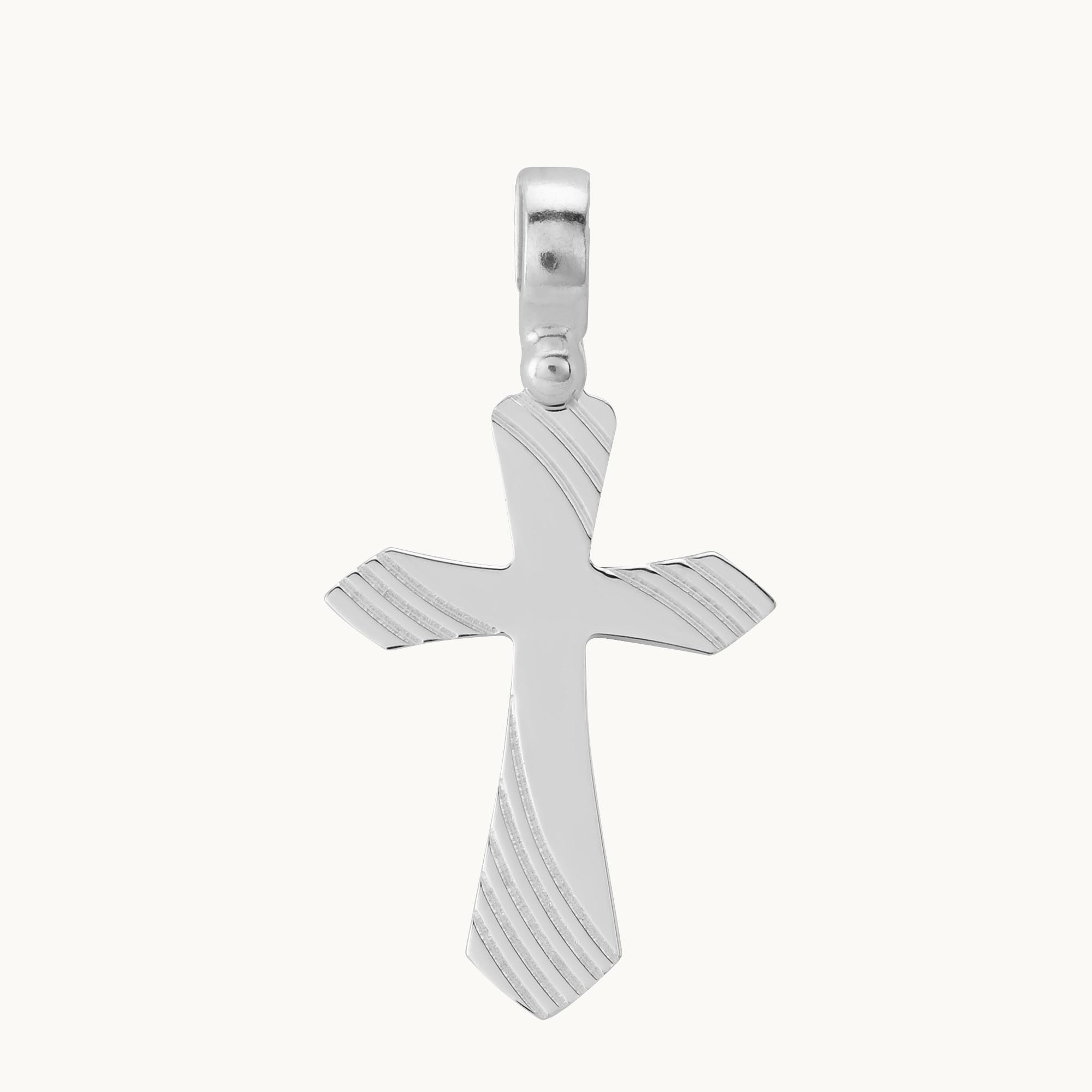 PE000138 Sterling on sale silver pendant 925 Cross Solid