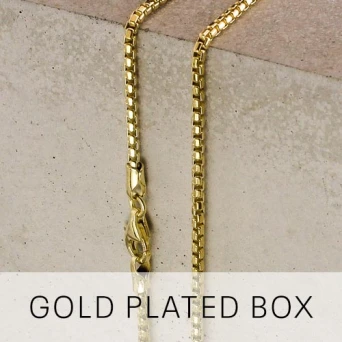 Gold Plated Box Chains