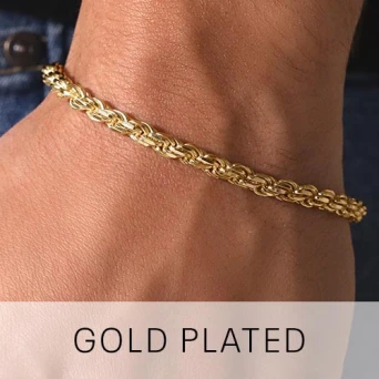 Mens Gold Plated Bracelets