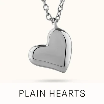 Plain Heart Necklaces